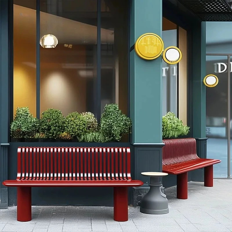 Nordic High-End Outdoor Park Bench Modern Design Dopamine Color Bench Minimalist Courtyard Scenic Area Garden Furniture FYSS
Nordic High-End Outdoor Park Bench Modern Design Dopamine Color Bench Minimalist Courtyard Scenic Area Garden Furniture FYSS