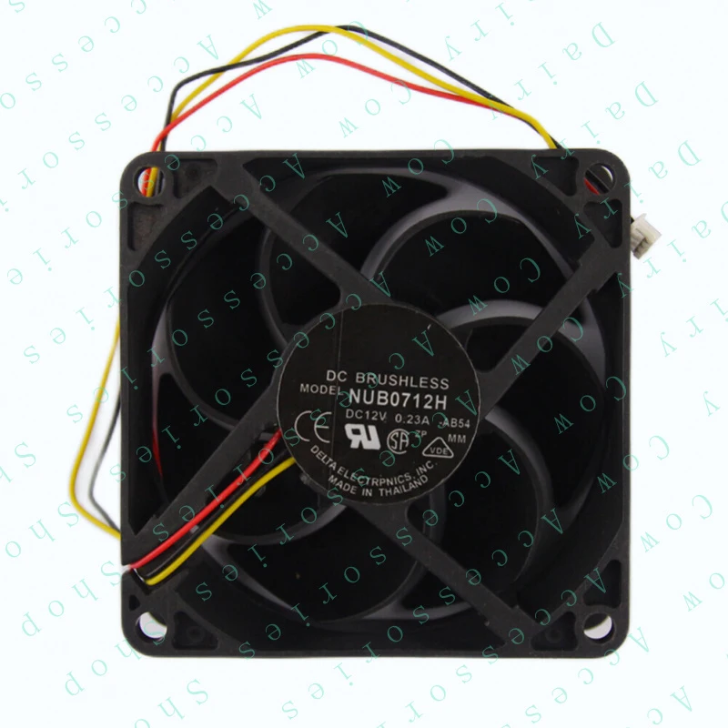 PP+For Delta NUB0712H 12V 0.23A 70*70*25mm 3Pin Projector Cooling Fan
PP+For Delta NUB0712H 12V 0.23A 70*70*25mm 3Pin Projector Cooling Fan