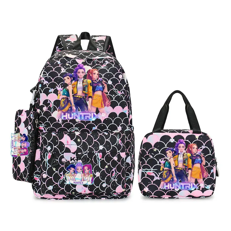 KPop Demon Hunter Backpack HUNTR/X Teens Capacity Schoolbag With Shoulder Bag For Daily Use Girls Women Travel Mochilas
KPop Demon Hunter Backpack HUNTR/X Teens Capacity Schoolbag With Shoulder Bag For Daily Use Girls Women Travel Mochilas