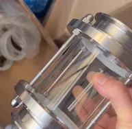 1.5" 2" 2.5" 3" 4" Tri Clamp 19/25/32/38/45/51-108mm Pipe Sanitary Flow Sight Glass SUS304 316 Stainless Steel Homebrew
1.5" 2" 2.5" 3" 4" Tri Clamp 19/25/32/38/45/51-108mm Pipe Sanitary Flow Sight Glass SUS304 316 Stainless Steel Homebrew