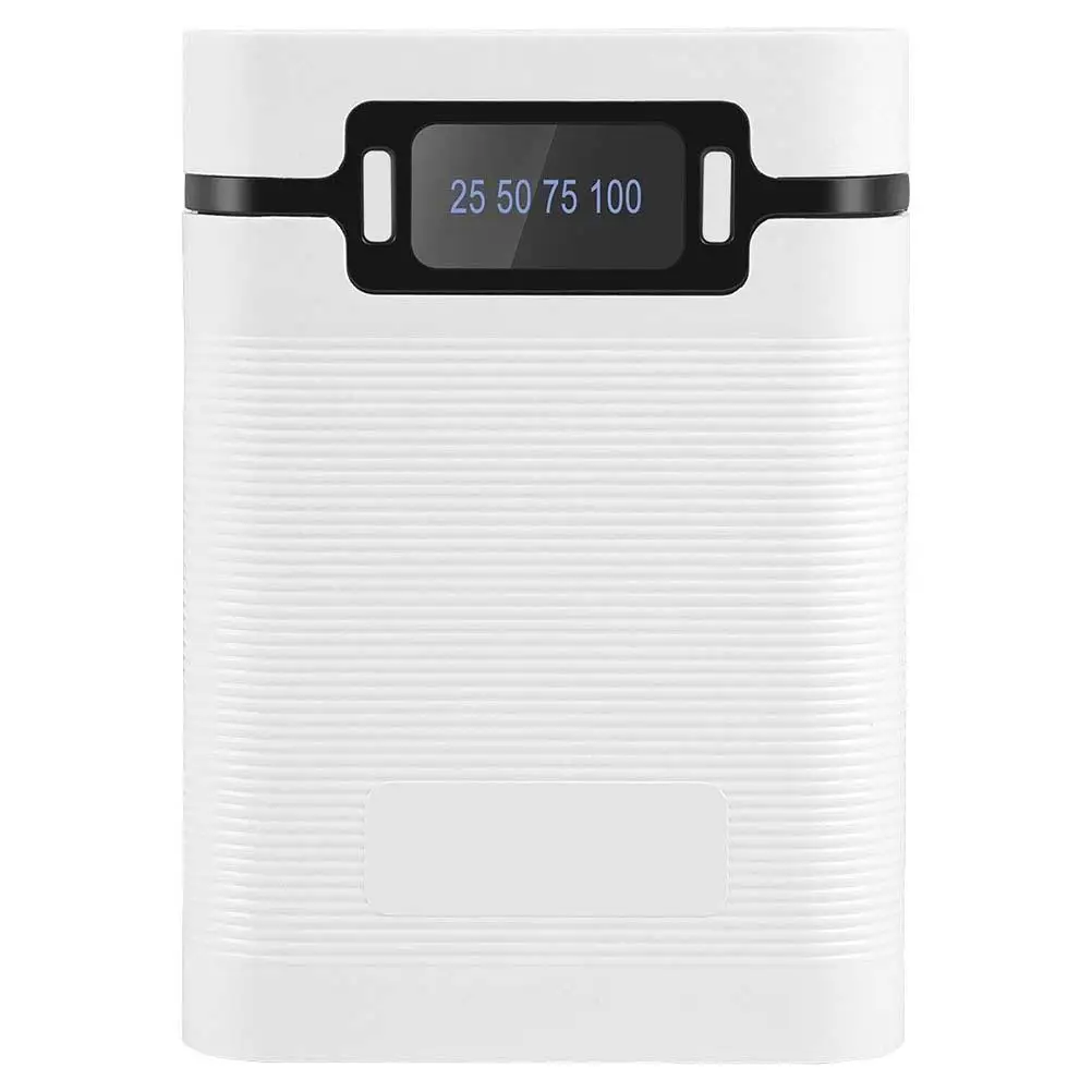 Dual USB Box 4 Batteries White Fast Charging Portable DIY 18650 Power Bank Case Phone Accessory Rechargeable
Dual USB Box 4 Batteries White Fast Charging Portable DIY 18650 Power Bank Case Phone Accessory Rechargeable