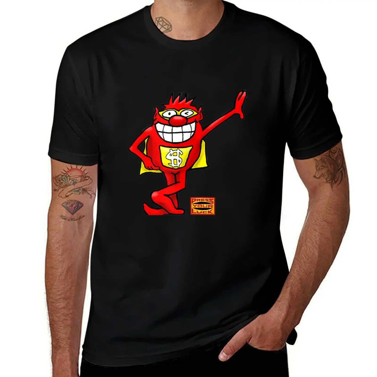 BUZZR Press Your Luck Whammy T-Shirt Minimal Art Print T-Shirt
BUZZR Press Your Luck Whammy T-Shirt Minimal Art Print T-Shirt