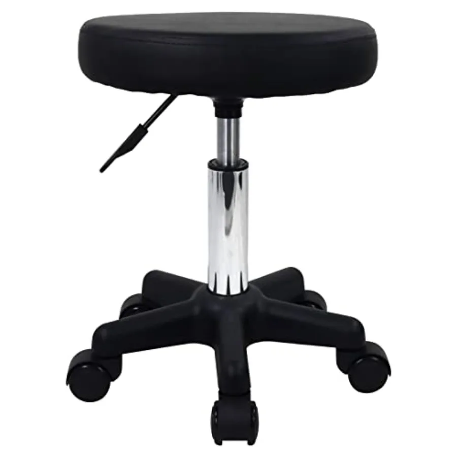Round Rolling Stool Height Adjustable Stool with Wheels for Spa Salon Massage
Round Rolling Stool Height Adjustable Stool with Wheels for Spa Salon Massage