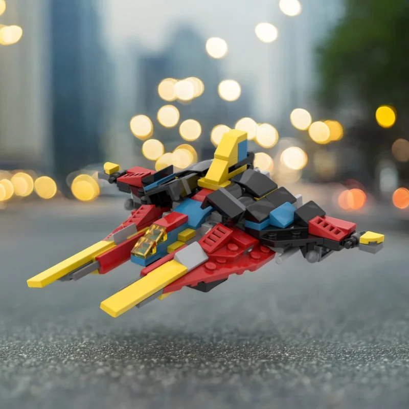 MOC 131 Parts Fighter Jet Modular Building Block DIY Space Shooter Game Aircraft Style Custom Toys Sets Birthday Christmas Gifts
MOC 131 Parts Fighter Jet Modular Building Block DIY Space Shooter Game Aircraft Style Custom Toys Sets Birthday Christmas Gifts