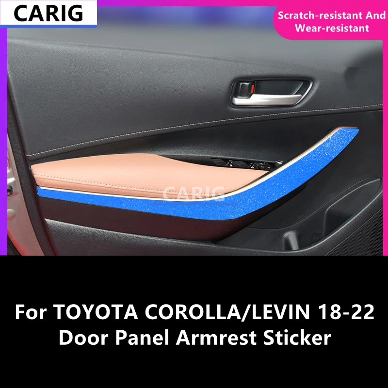 For TOYOTA COROLLA/LEVIN 18-22 Door Panel Armrest Sticker Carbon Fiber Pattern Protective Film Interior Modification Accessories
For TOYOTA COROLLA/LEVIN 18-22 Door Panel Armrest Sticker Carbon Fiber Pattern Protective Film Interior Modification Accessories