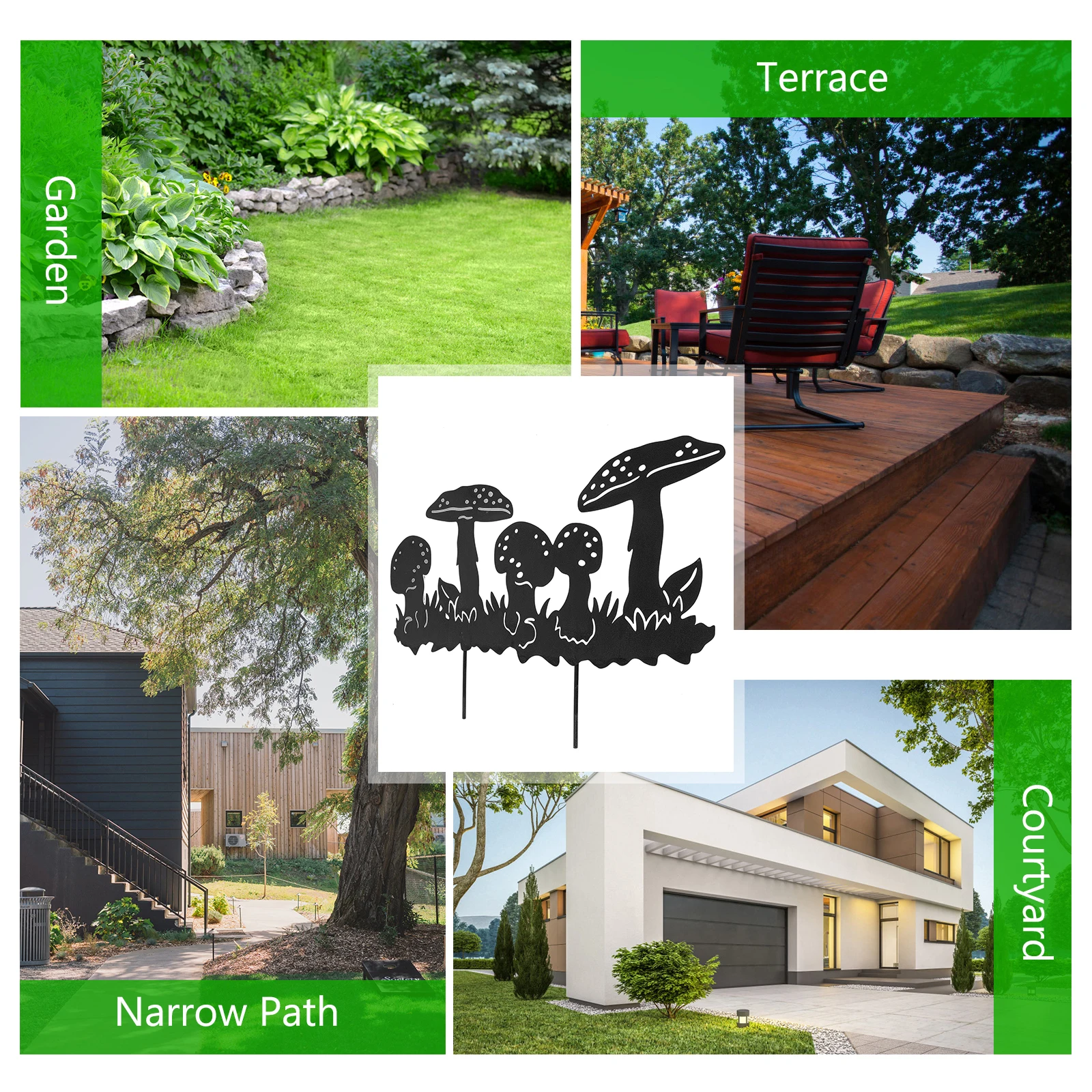 Metal Garden Statues Stake Decor Mushrooms Plant Outdoor Picks Decorative Plants Stakes
Metal Garden Statues Stake Decor Mushrooms Plant Outdoor Picks Decorative Plants Stakes