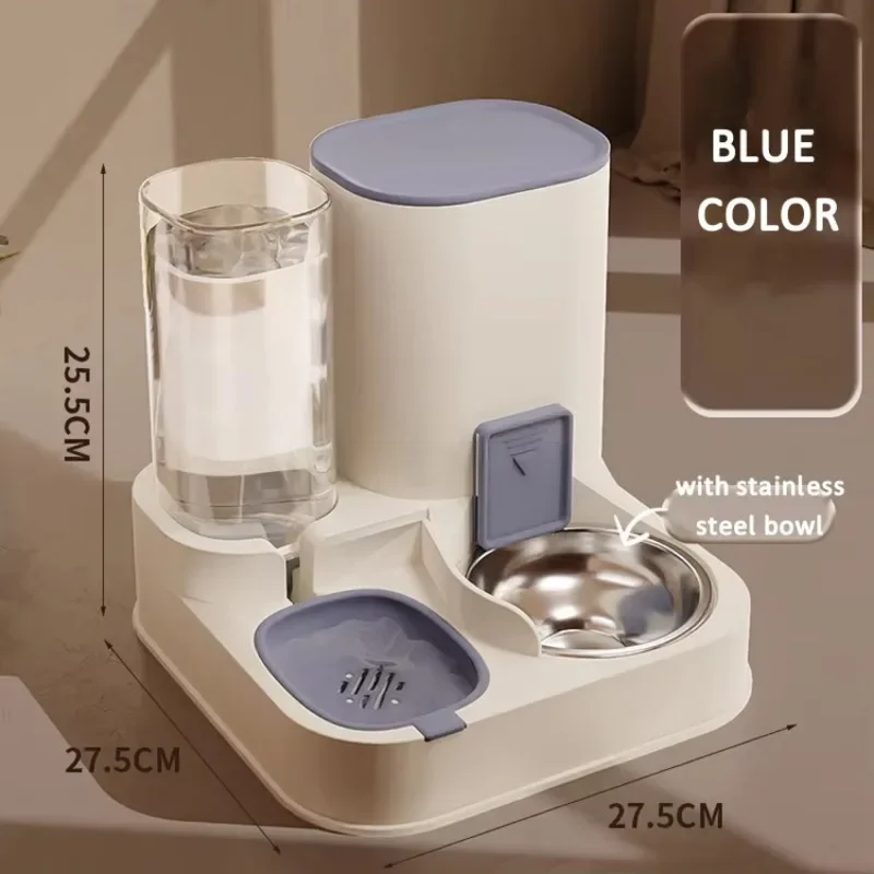Pop Detachable Cat Drinker Feeder 2 In 1 Auto Food Dispenser With Stainless Steel Bowl
Pop Detachable Cat Drinker Feeder 2 In 1 Auto Food Dispenser With Stainless Steel Bowl