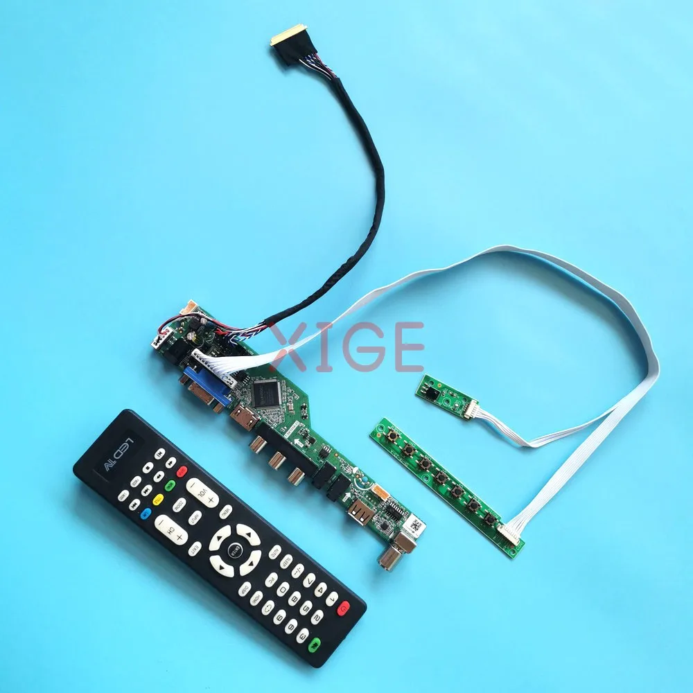 Driver Controller Board For B156HTN03.2 B156HTN03.3 Kit DIY 1920x1080 Analog TV 15.6" HDMI+VGA+AV+USB 40-Pin LVDS Laptop Screen
Driver Controller Board For B156HTN03.2 B156HTN03.3 Kit DIY 1920x1080 Analog TV 15.6" HDMI+VGA+AV+USB 40-Pin LVDS Laptop Screen