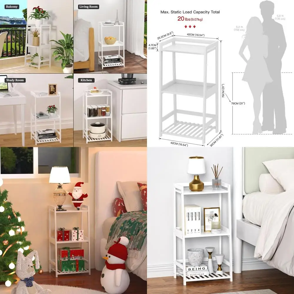 3-х уровневая полка-лестница из бамбука в деревенском стиле — компактный органайзер для хранения для дома, гостиной, кухни
3-х уровневая полка-лестница из бамбука в деревенском стиле — компактный органайзер для хранения для дома, гостиной, кухни