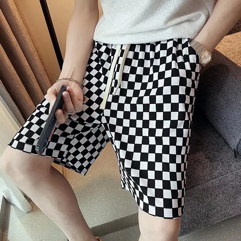 Ice Silk Men's orts Summer New Five-Point Loose Beach Pants Casual Youth High Waist Straight Leg Spor Cool Feeling
Ice Silk Men's orts Summer New Five-Point Loose Beach Pants Casual Youth High Waist Straight Leg Spor Cool Feeling