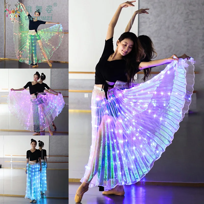 Colorful Led Luminous Dance Skirt for Adult Belly Dance Performance Change Color Props Party Dance Stage Costumes Accessories
Colorful Led Luminous Dance Skirt for Adult Belly Dance Performance Change Color Props Party Dance Stage Costumes Accessories