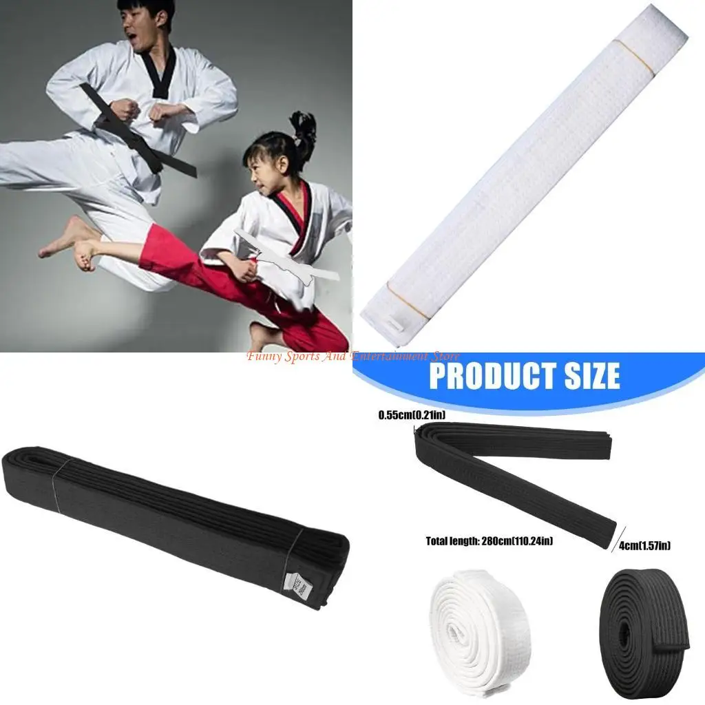 C4DE Durability Taekwondo Practice Belt Standardized Black White Polyester Weave for Athletic Performances
C4DE Durability Taekwondo Practice Belt Standardized Black White Polyester Weave for Athletic Performances