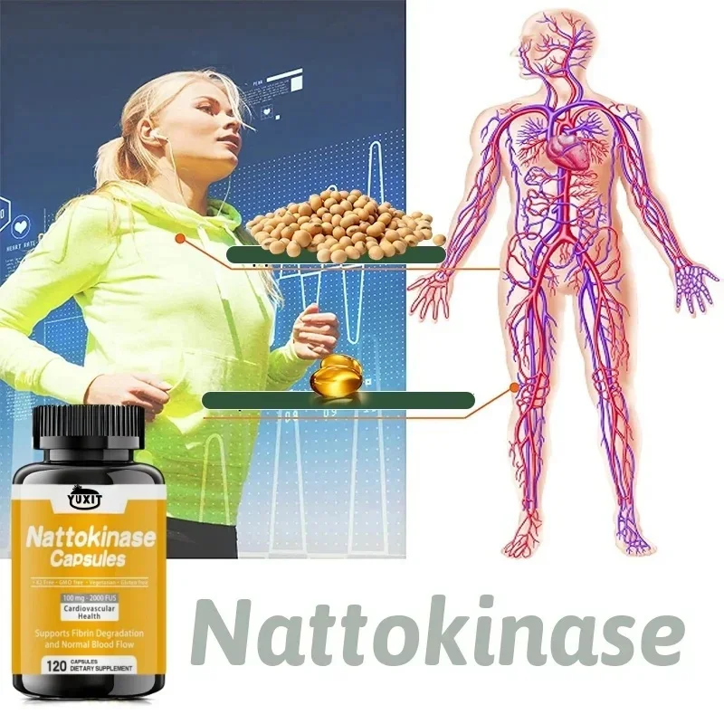 YUXIT Nattokinase Supplement 2000 порций Фу, 120 капсул (от Natto, Япония) Системный фермент
YUXIT Nattokinase Supplement 2000 порций Фу, 120 капсул (от Natto, Япония) Системный фермент