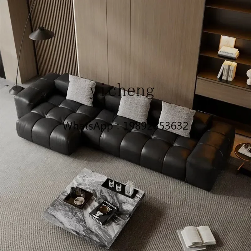 SF5 Leather Sofa Cream Style Tofu Block Sofa Simple Module Square Living Room Furniture
SF5 Leather Sofa Cream Style Tofu Block Sofa Simple Module Square Living Room Furniture