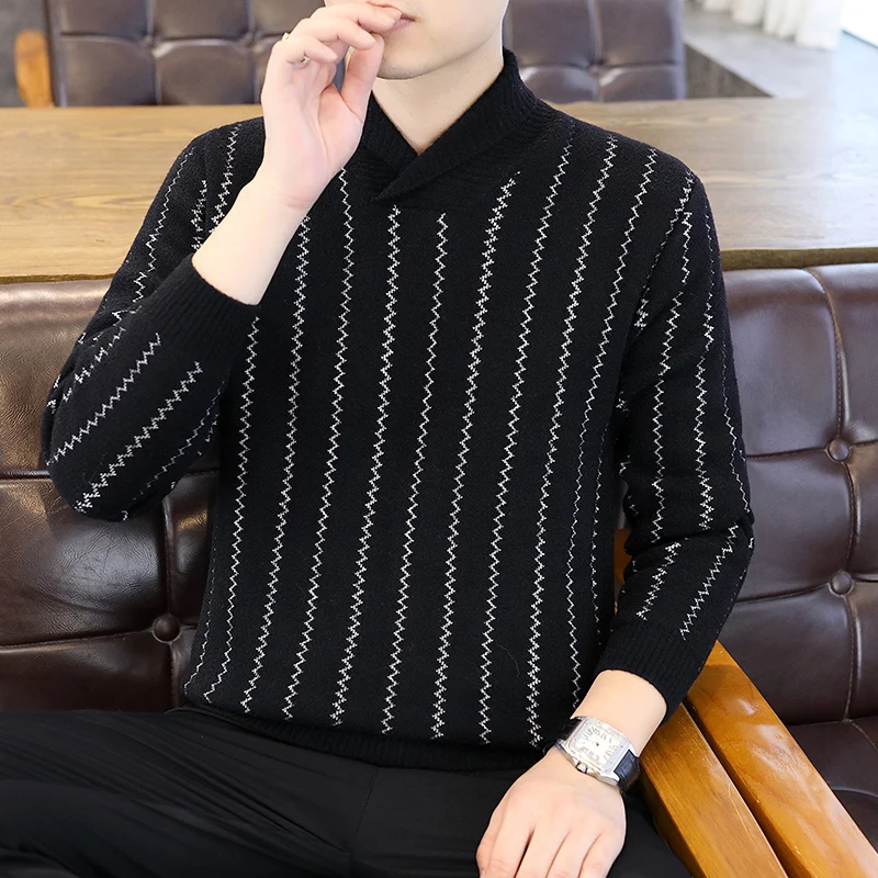 Модный вязаный свитер, мужской корейский свитер с плоским воротником и вышивкой, осень-зима, теплый повседневный длинный свеч V-Ne
Модный вязаный свитер, мужской корейский свитер с плоским воротником и вышивкой, осень-зима, теплый повседневный длинный свеч V-Ne