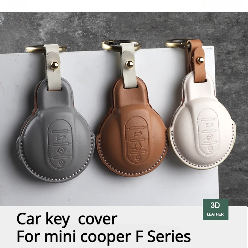 Leather Car Key Case Cover For MINI COOPER F56 S ONE JCW For F54 F55 F57 F60 CLUBMAN COUNTRYMAN Remote Fob Holder Shell Keychain
Leather Car Key Case Cover For MINI COOPER F56 S ONE JCW For F54 F55 F57 F60 CLUBMAN COUNTRYMAN Remote Fob Holder Shell Keychain
