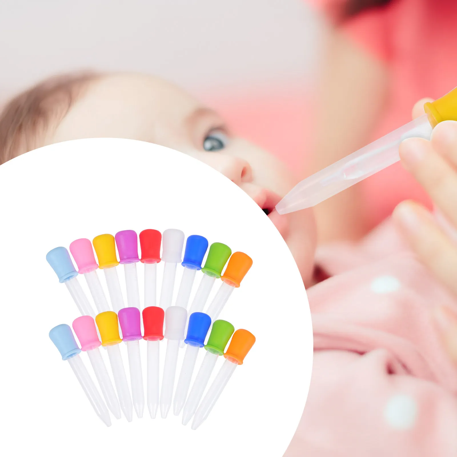 20 Pcs Liquid Medicine Travel Container Droppers for Kids Infant Feeder Formula Dispenser Food Grade Silicone Baby Feeding
20 Pcs Liquid Medicine Travel Container Droppers for Kids Infant Feeder Formula Dispenser Food Grade Silicone Baby Feeding