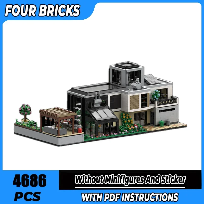 Moc Building Blocks The Glass House Modular Building Model Technical Bricks DIY Assembly City Street View Toys Child Gifts
Moc Building Blocks The Glass House Modular Building Model Technical Bricks DIY Assembly City Street View Toys Child Gifts