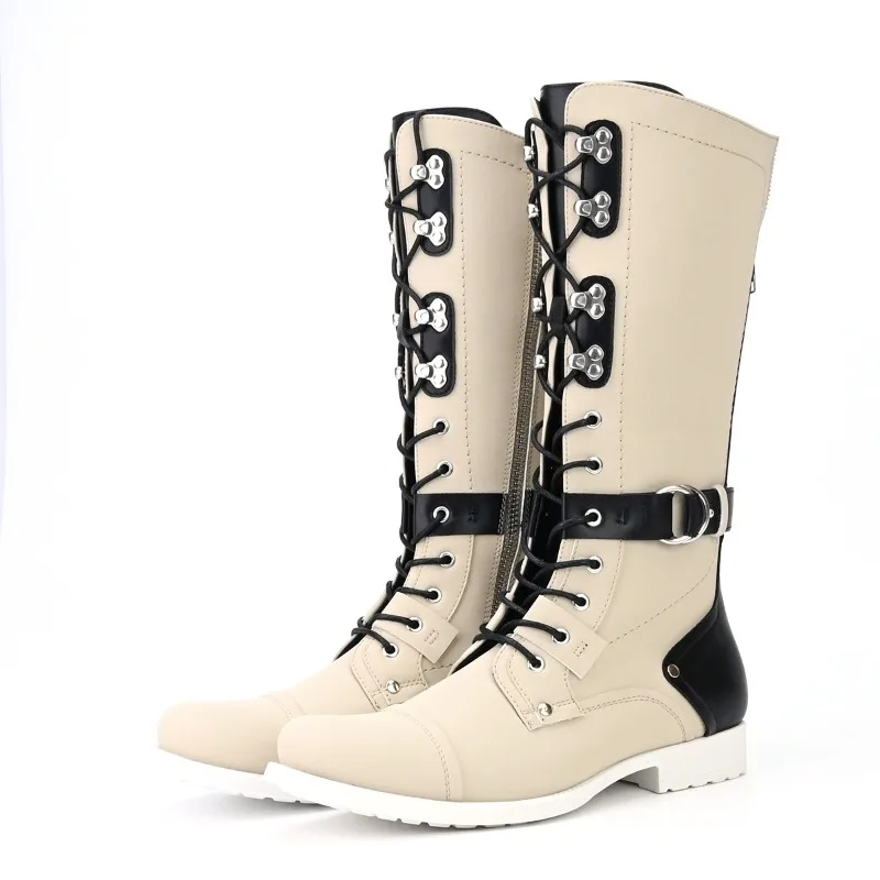 High Quality Men's Boots Retro Knight Boots Designer Cool High Top Mens Motorcycle Boots High End Comfort Long Boot Botas Hombre
High Quality Men's Boots Retro Knight Boots Designer Cool High Top Mens Motorcycle Boots High End Comfort Long Boot Botas Hombre