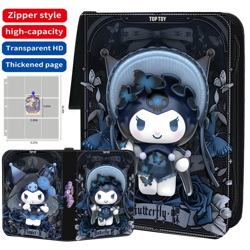 400/900 шт., папка для альбома для карт Sanrio, 4/9 слотов для карт, игровые коллекции, двойной карман на молнии, держатель для карточек, подарки для детей
400/900 шт., папка для альбома для карт Sanrio, 4/9 слотов для карт, игровые коллекции, двойной карман на молнии, держатель для карточек, подарки для детей