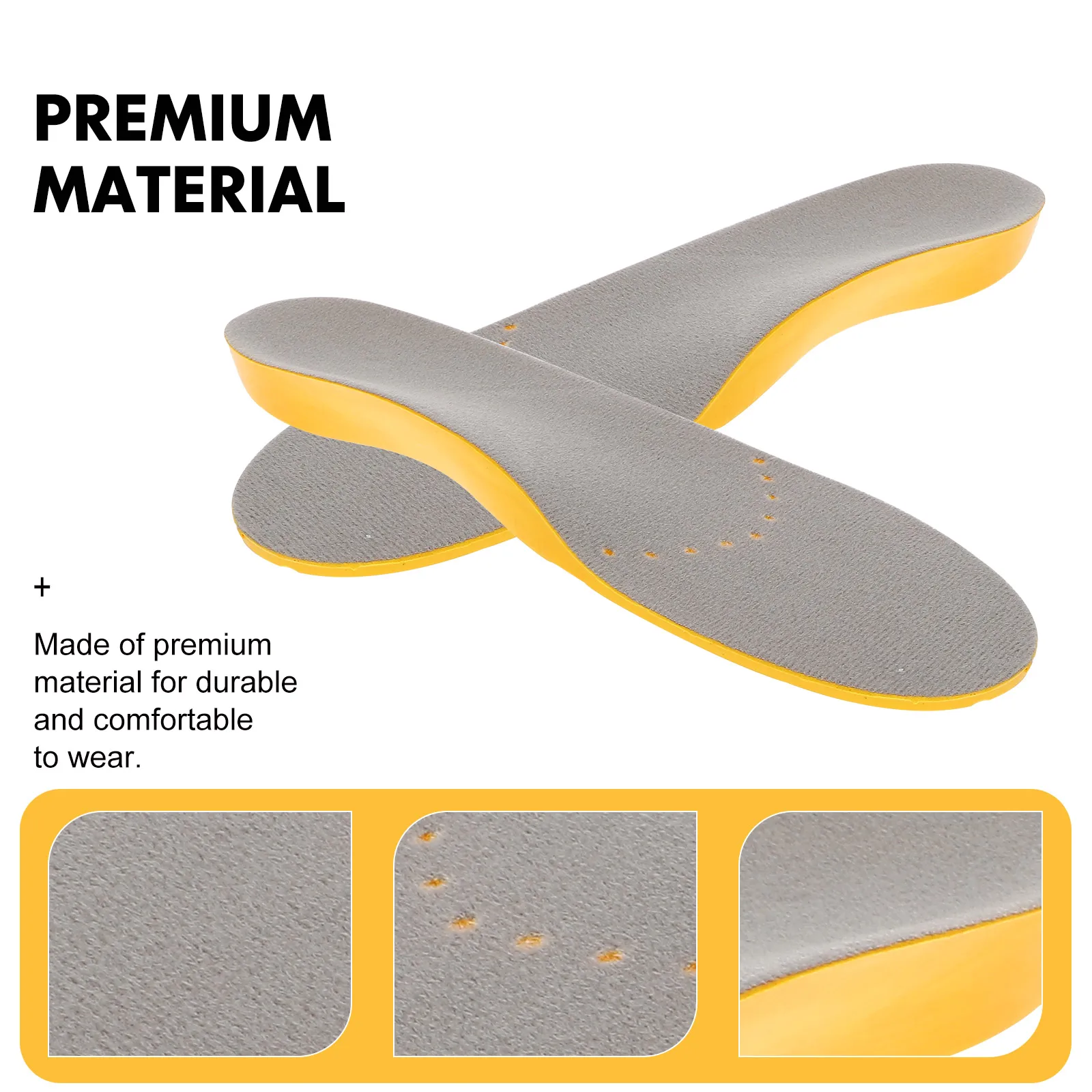 Orthopedic Insoles Arch Support Foot Pad Corrective Flatfoot Cushion Premium Material Comfort Wear Sports Office Night Splints
Orthopedic Insoles Arch Support Foot Pad Corrective Flatfoot Cushion Premium Material Comfort Wear Sports Office Night Splints
