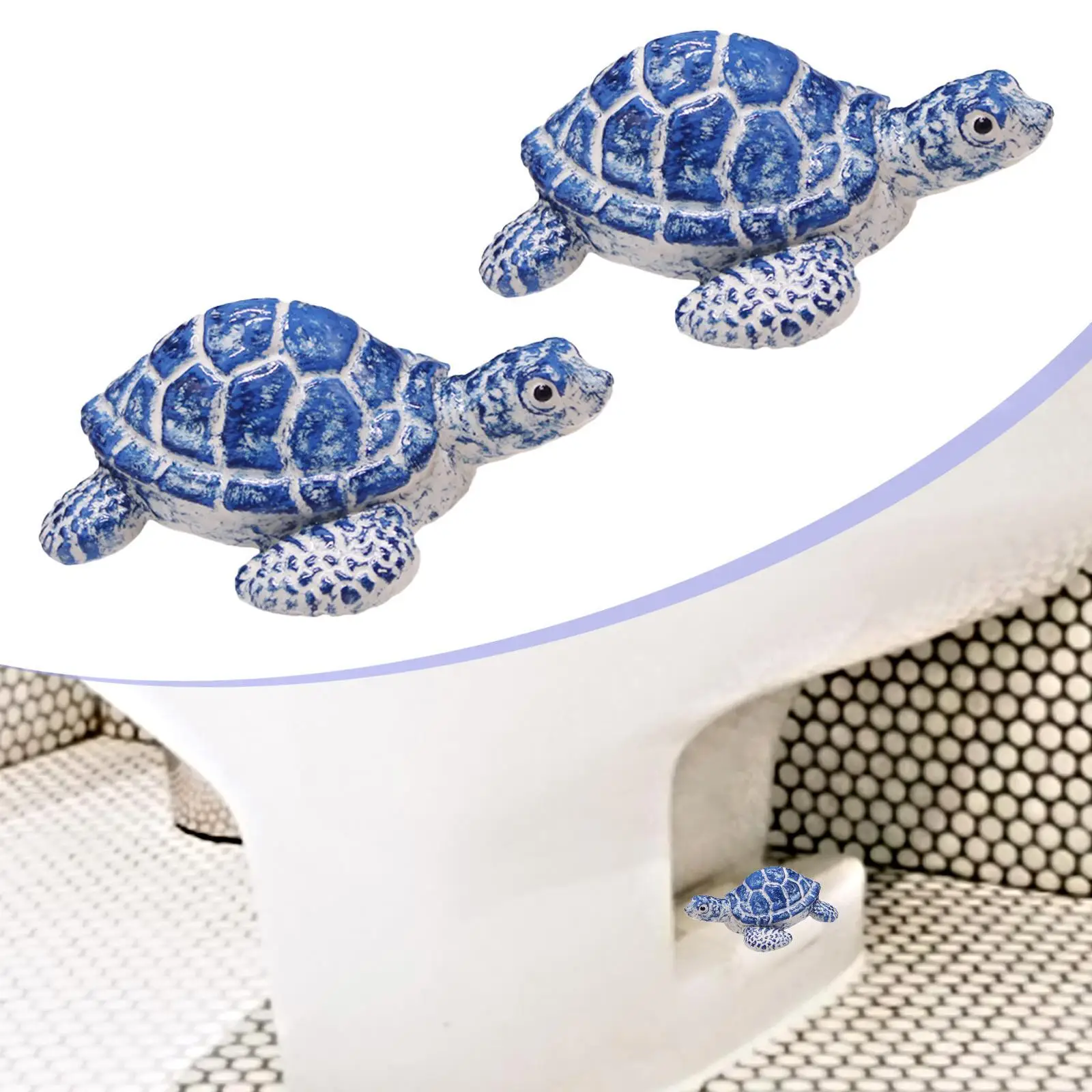 Turtle Toilet Bolt Covers Decorative Resin Shell Bathroom Knob Cap Ornament for Home Restroom Upgrade
Turtle Toilet Bolt Covers Decorative Resin Shell Bathroom Knob Cap Ornament for Home Restroom Upgrade