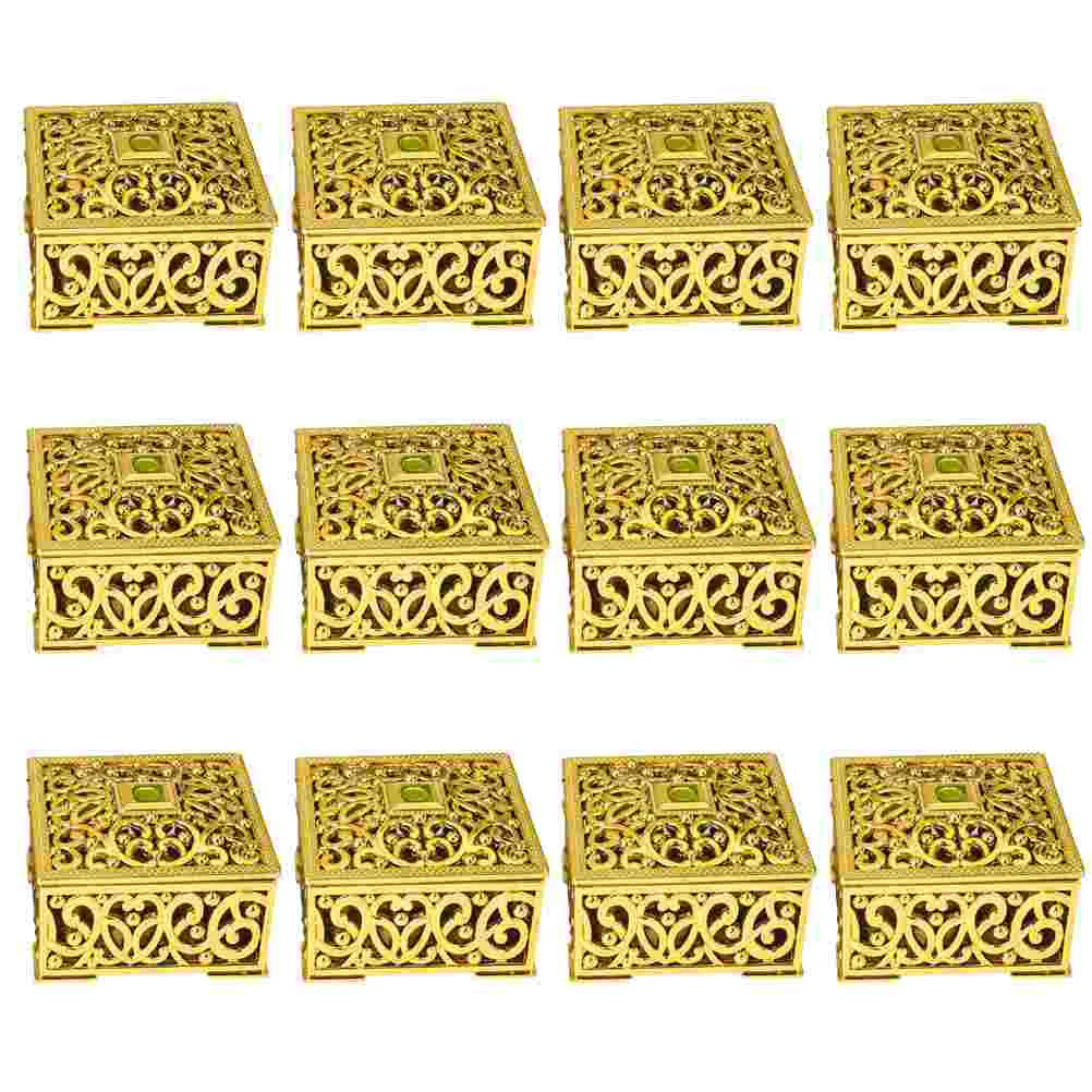 24PCS Hollow Out Flower Pattern Gift Boxes Square Mini Plastic Candy Boxes Packaging Case Party Favors (Golden)
24PCS Hollow Out Flower Pattern Gift Boxes Square Mini Plastic Candy Boxes Packaging Case Party Favors (Golden)