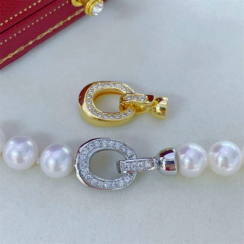 1pcs Jewelry Making Connector 18K Copper Gold Plated Oval Pearl Clasp DIY Handmade Necklace Bracelet Material Accessorie Supplie
1pcs Jewelry Making Connector 18K Copper Gold Plated Oval Pearl Clasp DIY Handmade Necklace Bracelet Material Accessorie Supplie