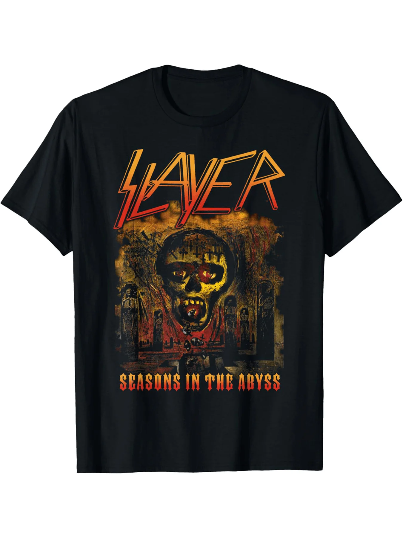 Men's Slayer Band Tee, Seasons in the Abyss Album Art, Band Fan All-Season Tee
Men's Slayer Band Tee, Seasons in the Abyss Album Art, Band Fan All-Season Tee