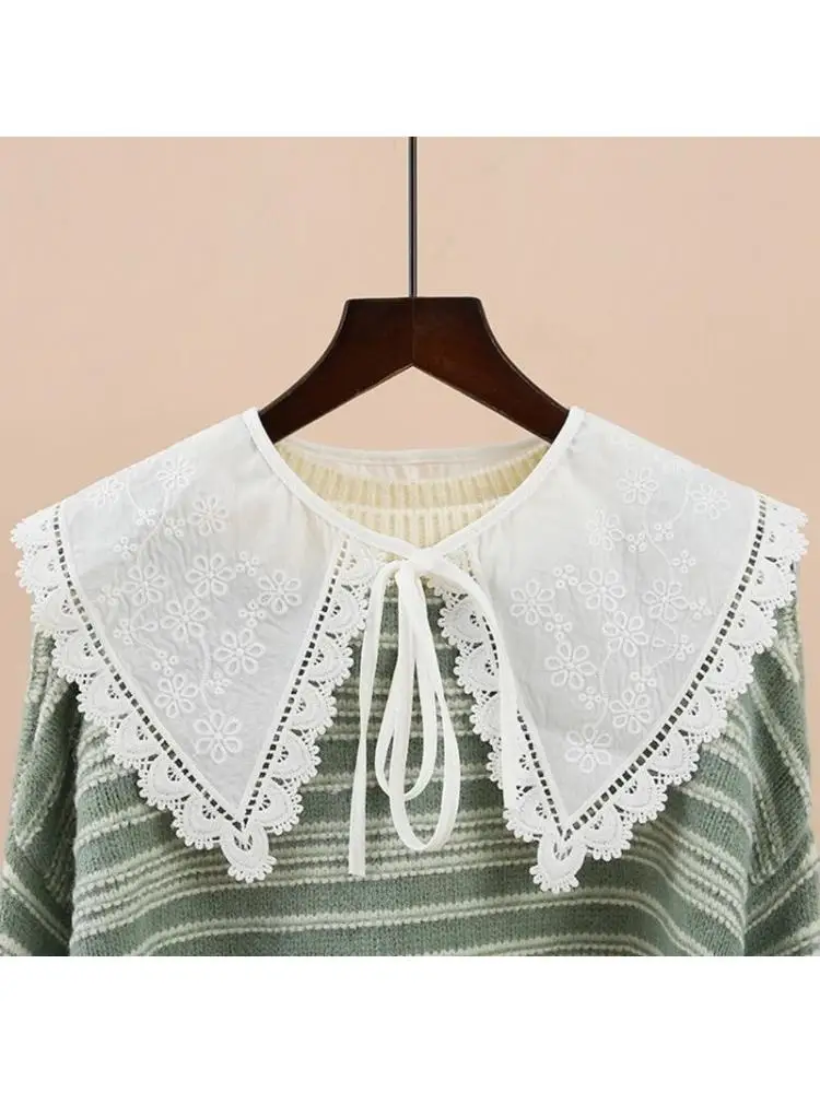 39BB Embroidery False Collar for Women Girl Various Outfit Lace Flower Neck Collar Detachable Collar for Clothes Enhancer
39BB Embroidery False Collar for Women Girl Various Outfit Lace Flower Neck Collar Detachable Collar for Clothes Enhancer