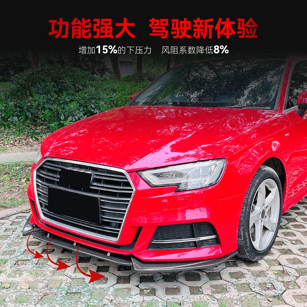 For Audi A3 S3 8V Sline 2017-2020 Year Front Splitter Bumper Lips Exterior Parts Accessories Body Kit
For Audi A3 S3 8V Sline 2017-2020 Year Front Splitter Bumper Lips Exterior Parts Accessories Body Kit