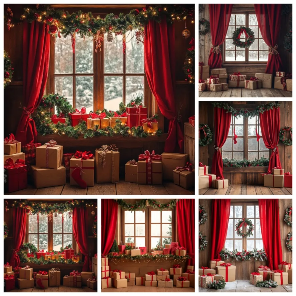 Winter Christmas Indoor Curtains Gift Christmas Tree Theme Children's Birthday Party, Home Decoration Photography Background
Winter Christmas Indoor Curtains Gift Christmas Tree Theme Children's Birthday Party, Home Decoration Photography Background