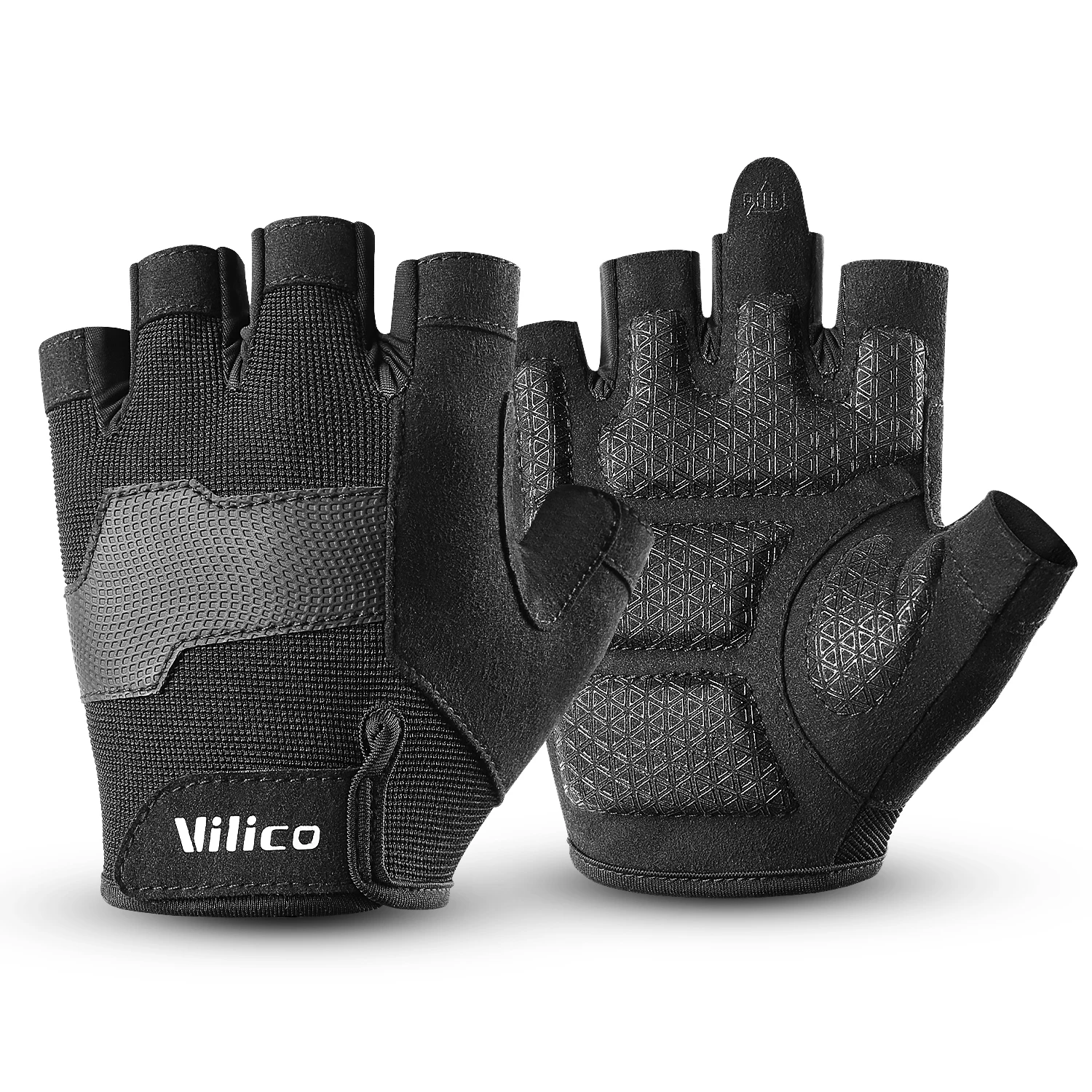 Противоскользящие и устойчивые к поту перчатки для уличного велосипеда с половиной пальца для мужчин и женщин, дышащие и противоударные перчатки для фитнеса
Противоскользящие и устойчивые к поту перчатки для уличного велосипеда с половиной пальца для мужчин и женщин, дышащие и противоударные перчатки для фитнеса