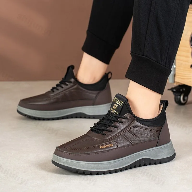 Men Snow Boots Winter New Outdoor Waterproof Non Slip Comfortable Cotton Shoes Height Increase Fashion Lace Up Platform Sneakers
Men Snow Boots Winter New Outdoor Waterproof Non Slip Comfortable Cotton Shoes Height Increase Fashion Lace Up Platform Sneakers