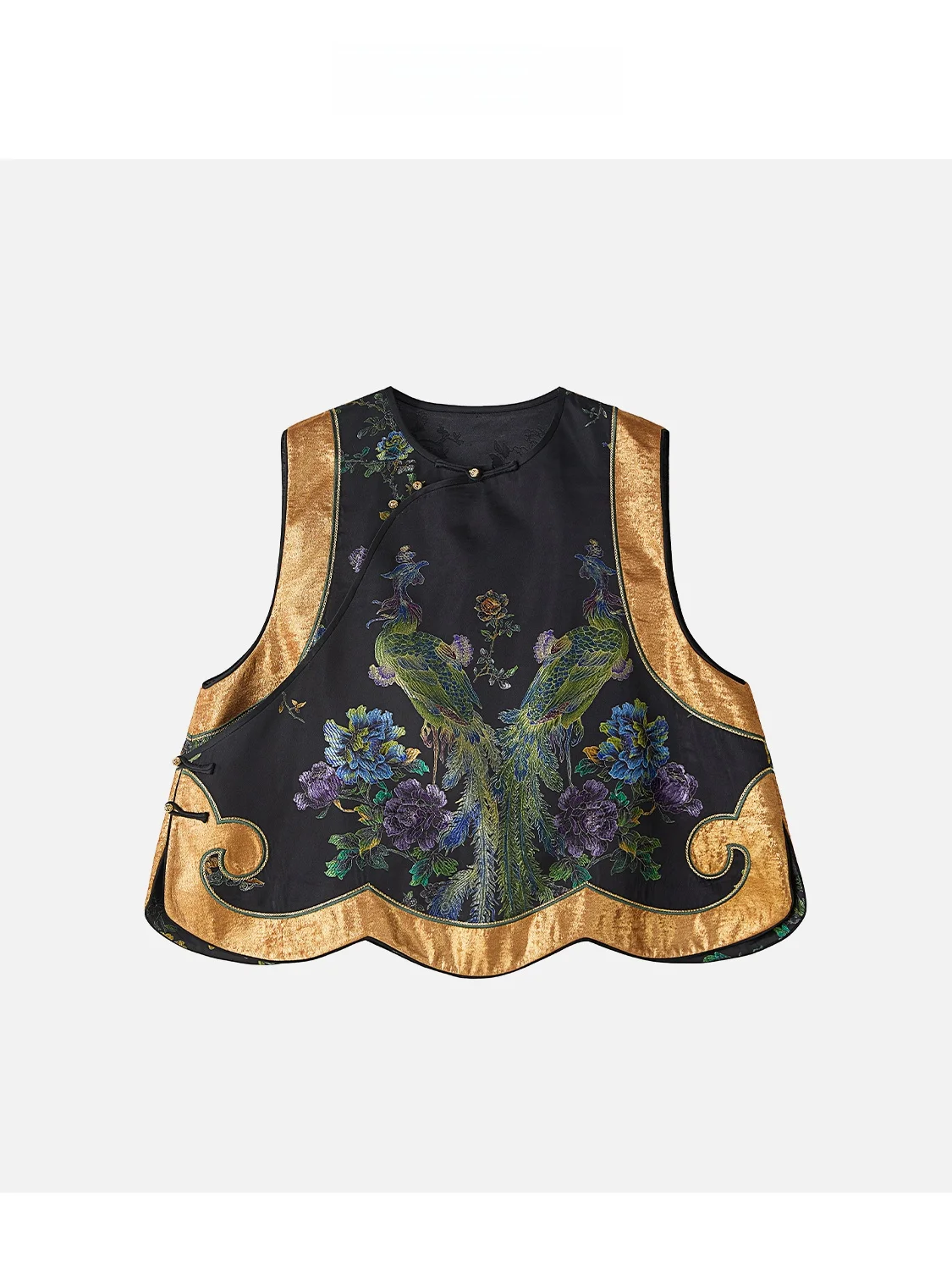 New 2026 Jingjing Double Phoenix Morning Sunlight Five Color Embroidery Crt Chinese Sle Vest Regular Svel round Ne
New 2026 Jingjing Double Phoenix Morning Sunlight Five Color Embroidery Crt Chinese Sle Vest Regular Svel round Ne