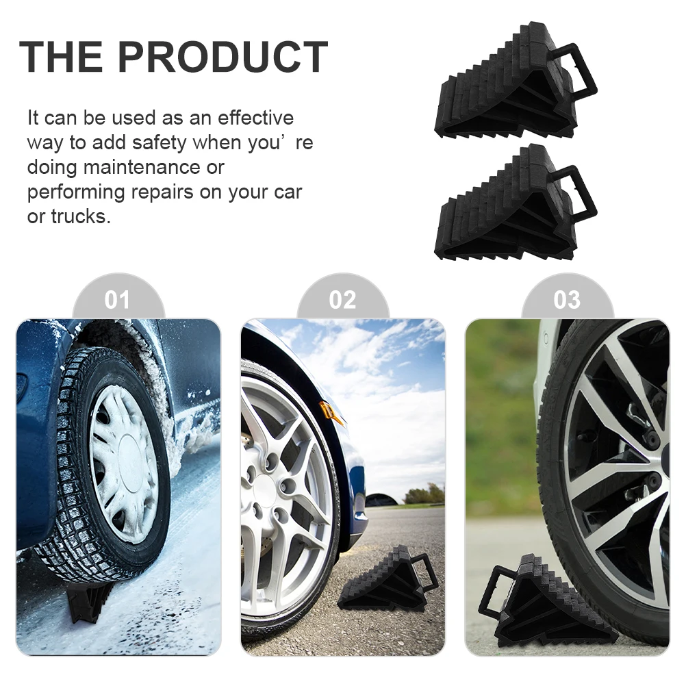 2Pcs Wheel Anti-Slip Chocks Heavy Duty Tire Slipper Block for Car Truck Trailer RV Stabilizer Leveling Pad Premium Material
2Pcs Wheel Anti-Slip Chocks Heavy Duty Tire Slipper Block for Car Truck Trailer RV Stabilizer Leveling Pad Premium Material