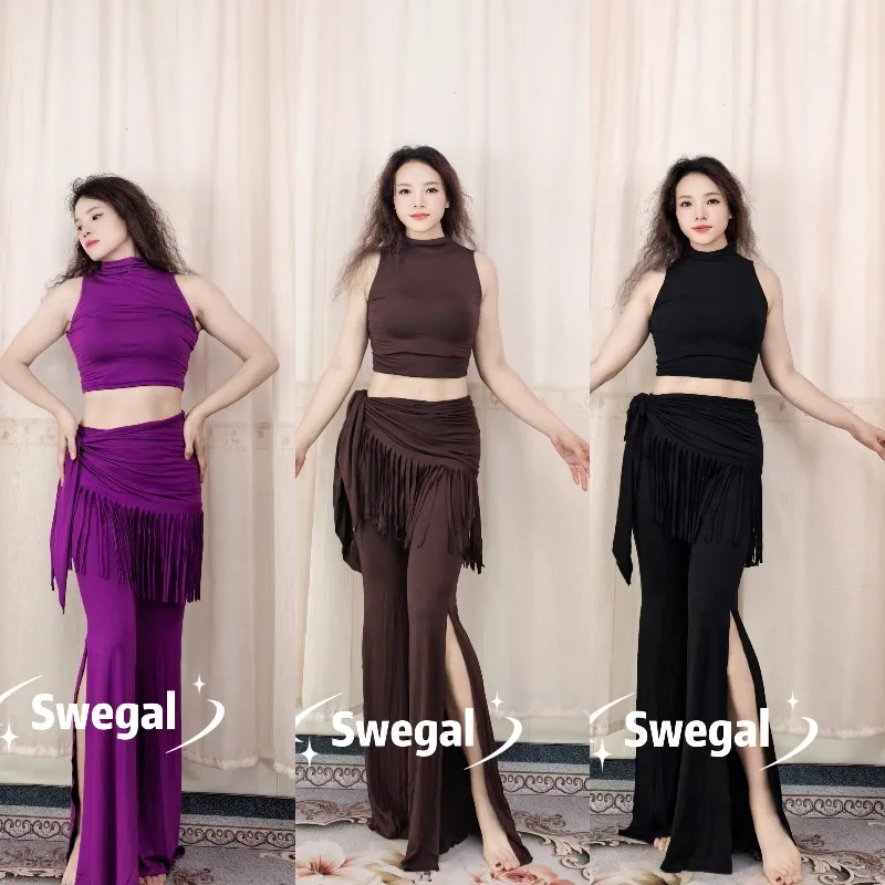 Customized Belly Dance Costumes Practice Dress Modal Tank Top with Split Pants Three Piece Set Preferred Oriental Dance Dresses
Customized Belly Dance Costumes Practice Dress Modal Tank Top with Split Pants Three Piece Set Preferred Oriental Dance Dresses