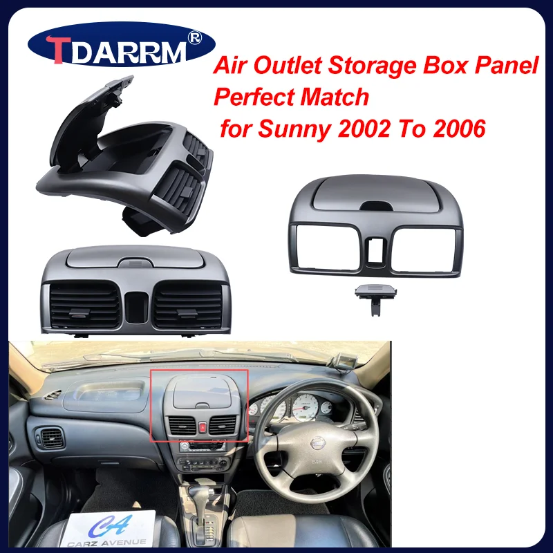 Для Sunny 2004-2010 панель вентиляционного отверстия кондиционера, износостойкая 68260 5M002, коробка для хранения воздуховыпускного отверстия, идеально подходит
Для Sunny 2004-2010 панель вентиляционного отверстия кондиционера, износостойкая 68260 5M002, коробка для хранения воздуховыпускного отверстия, идеально подходит