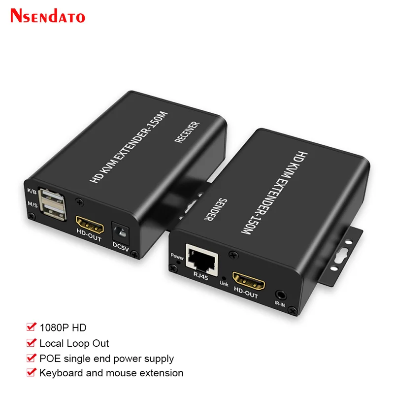 HDMI-совместимый квм-удлинитель USB 150M по Cat5e/6 Ethernet 1080P USB-удлинитель HDMI-совместимый с RJ45 для DVD ПК клавиатуры мыши
HDMI-совместимый квм-удлинитель USB 150M по Cat5e/6 Ethernet 1080P USB-удлинитель HDMI-совместимый с RJ45 для DVD ПК клавиатуры мыши