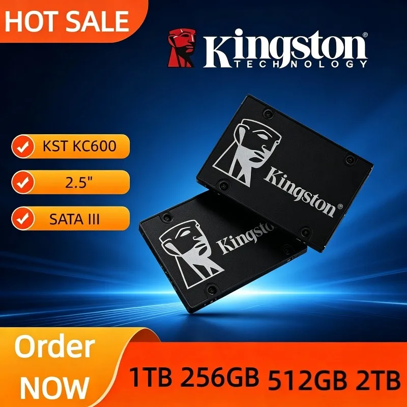 Kingston KC600 PC Desktop Laptop 2TB 512GB 256GB 1TB SSD HD Disk Hard HDD Drive State Solid Internal Inch 2.5 3 SATA SSD
Kingston KC600 PC Desktop Laptop 2TB 512GB 256GB 1TB SSD HD Disk Hard HDD Drive State Solid Internal Inch 2.5 3 SATA SSD