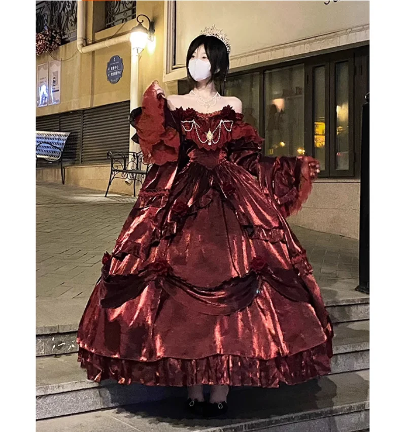 Fugitive princess dress Lolita fairy long dress adult fluffy princess dress
Fugitive princess dress Lolita fairy long dress adult fluffy princess dress