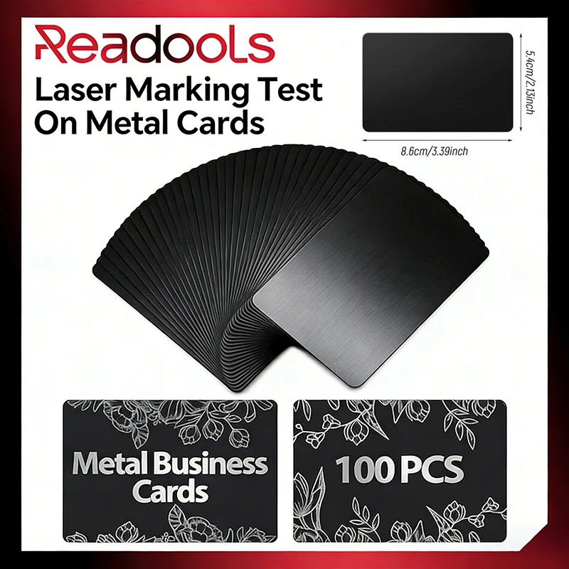 100 Pcs Black Metal Business Cards for Laser Engraving Metal Business Card Blanks for VIP Membership Personalized Gifts
100 Pcs Black Metal Business Cards for Laser Engraving Metal Business Card Blanks for VIP Membership Personalized Gifts