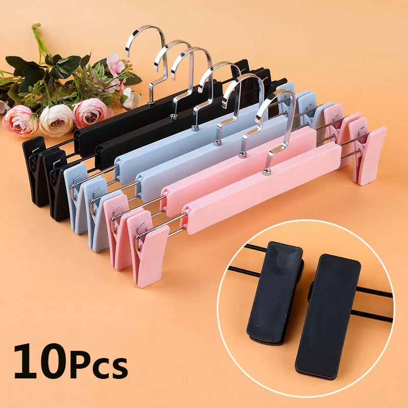 New 10pcs Flat Hook Pants Hangers Clothes Organizer Jeans Skirt Drying Rack With Non-slip Clip Cabinet Space-saving 2022
New 10pcs Flat Hook Pants Hangers Clothes Organizer Jeans Skirt Drying Rack With Non-slip Clip Cabinet Space-saving 2022