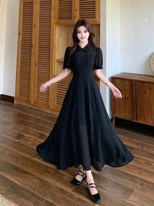 plus Size Hepburn Style Short Sleeve Wrap Neck Dress Women's High Waist A-Line Long Dress Summer New Fashion Korean Version S...
plus Size Hepburn Style Short Sleeve Wrap Neck Dress Women's High Waist A-Line Long Dress Summer New Fashion Korean Version S...