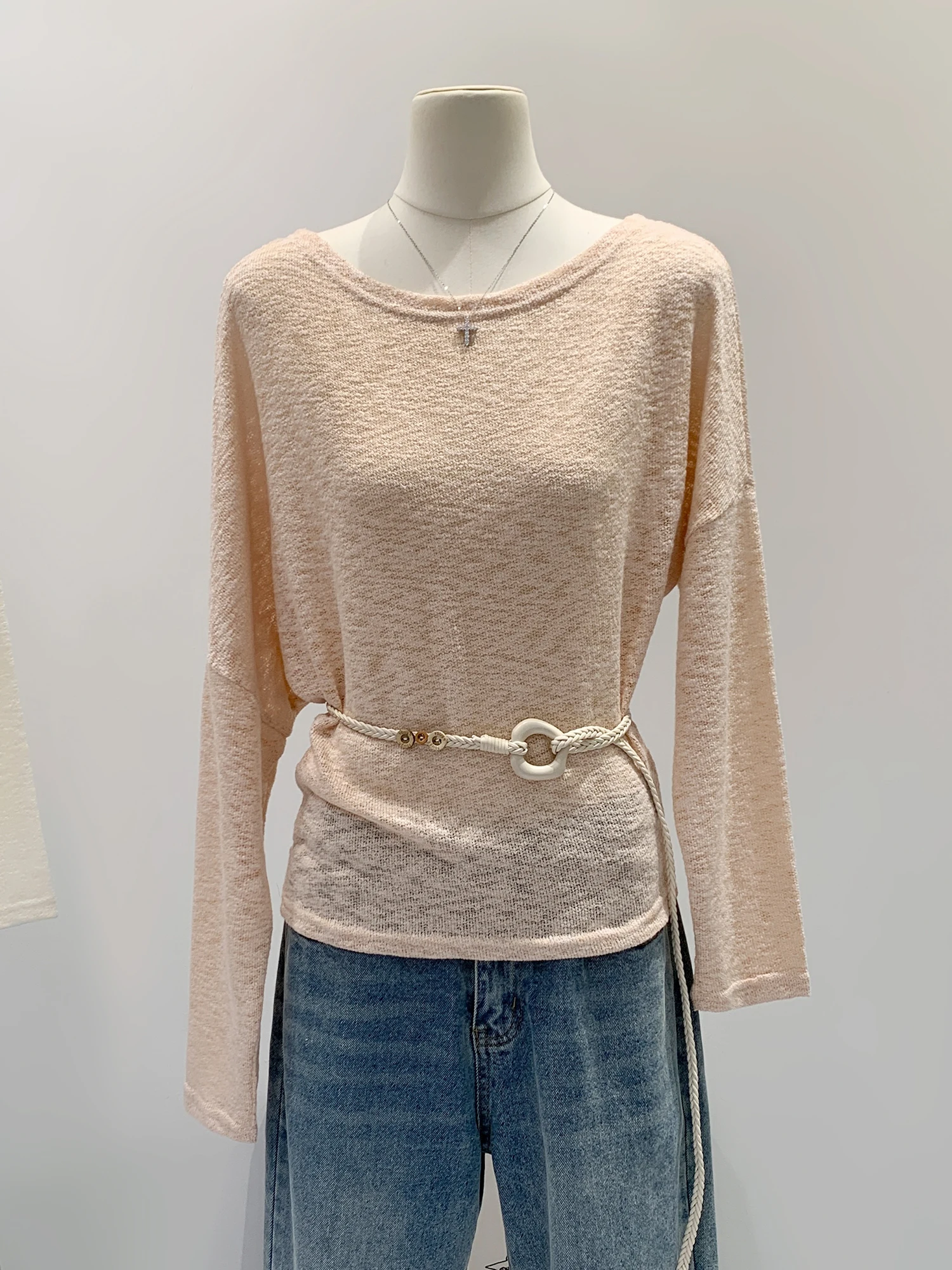 Ladies Knitted Long Sleeve Wrap Shirt Spring 2026 New Style Waist Cinched See through Casual Wear Polyester Spandex Blend
Ladies Knitted Long Sleeve Wrap Shirt Spring 2026 New Style Waist Cinched See through Casual Wear Polyester Spandex Blend