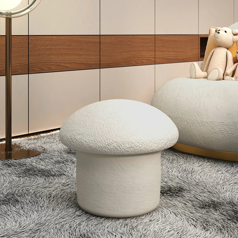 Nordic household lambswool sofa stool door shoes stool creative mushroom stool bedroom living room shoes low
Nordic household lambswool sofa stool door shoes stool creative mushroom stool bedroom living room shoes low