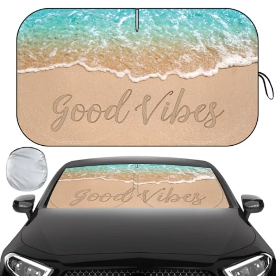 Windshield Sun Shade, Car Sun Shade Windshield, Reflector Sunshade Offers Ultimate Protection for Car Interior, Reflective Poly
Windshield Sun Shade, Car Sun Shade Windshield, Reflector Sunshade Offers Ultimate Protection for Car Interior, Reflective Poly