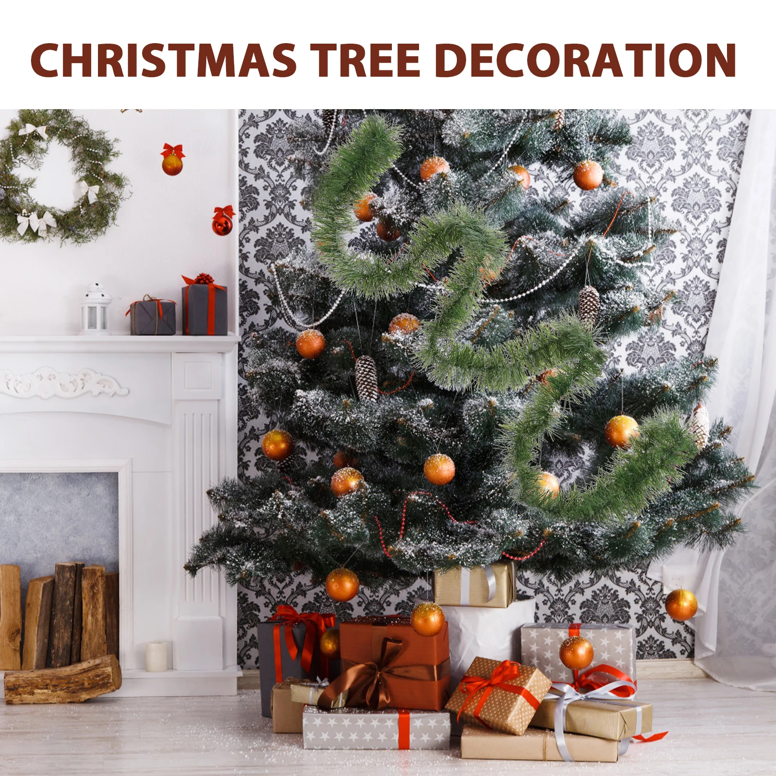 Artificial Christmas Garland Xmas Party Decor Outdoor Holiday Decoration Door Hanging Wreath Making Supplies Plastic Decorative
Artificial Christmas Garland Xmas Party Decor Outdoor Holiday Decoration Door Hanging Wreath Making Supplies Plastic Decorative