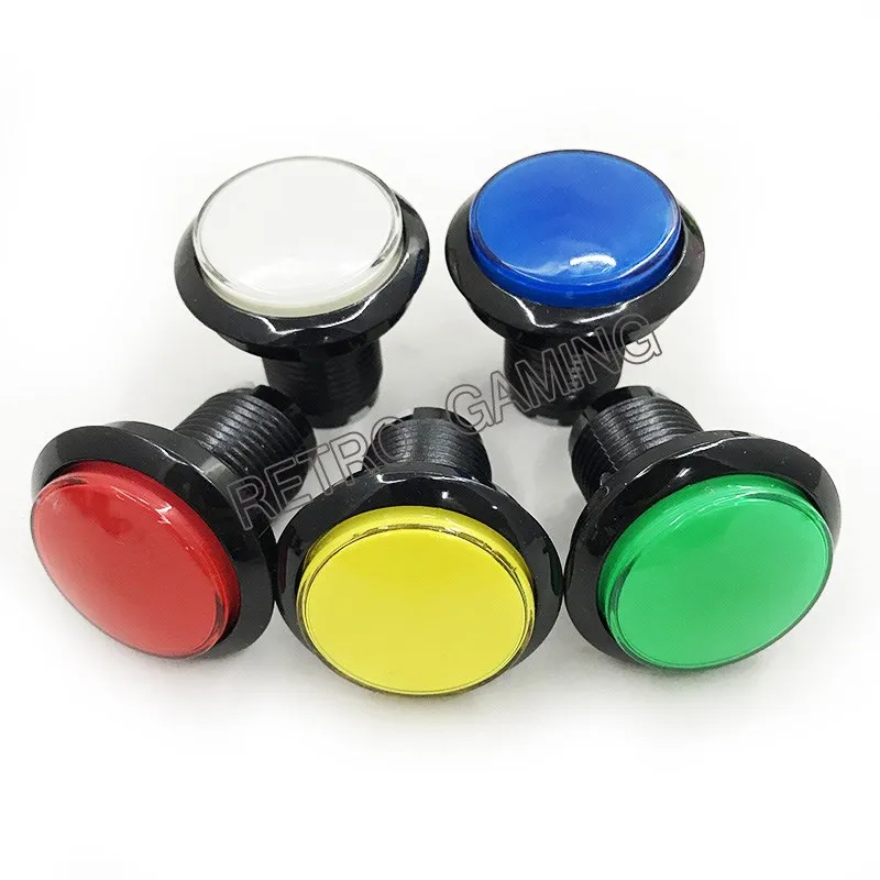 1pcs 45mm illuminate push button with LED and microswitch middle size for game machine 5 colors for option
1pcs 45mm illuminate push button with LED and microswitch middle size for game machine 5 colors for option