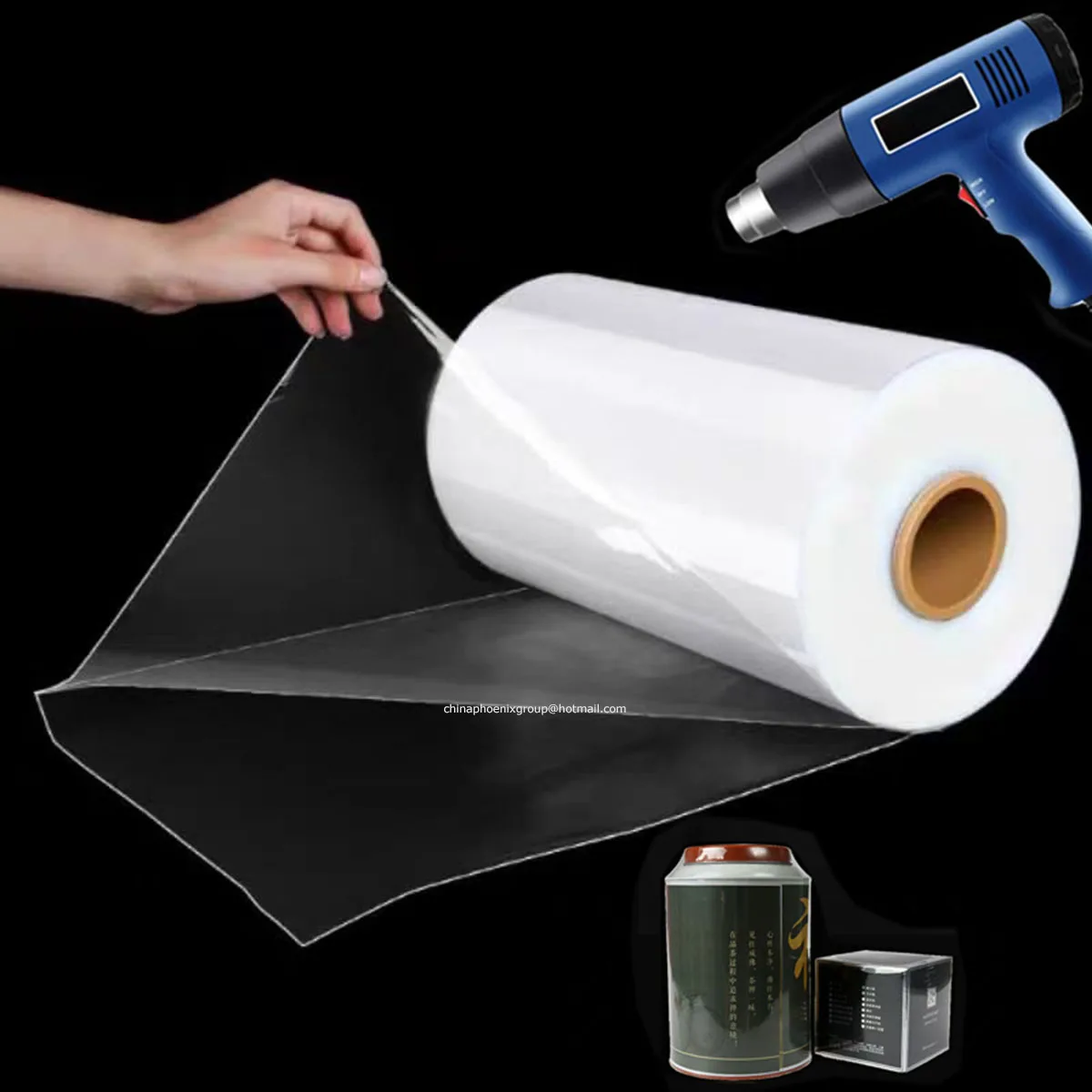 Polyolefin Thermal Retractable Film, Pof Heat Shrink Wrap, Thermal Packaging Film, Length 20-50 meter Width 25cm 9.8"
Polyolefin Thermal Retractable Film, Pof Heat Shrink Wrap, Thermal Packaging Film, Length 20-50 meter Width 25cm 9.8"